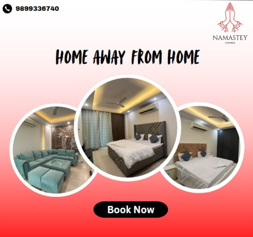 Namastey Homes Couple-friendly service apartments in South Delhi